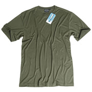 Camiseta COOLMAX® verde, ligera y transpirable, 100% poliéster