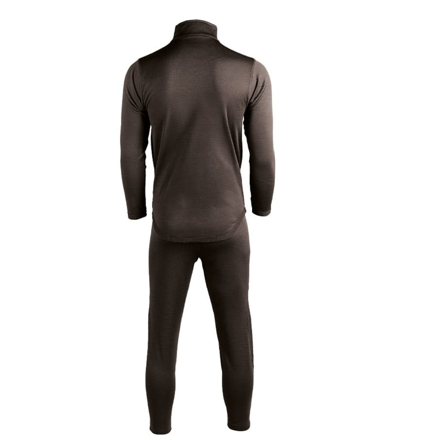 Conjunto térmico ECWCS Level 2 Gen. III negro — prenda que retiene calor y evacua la humedad
