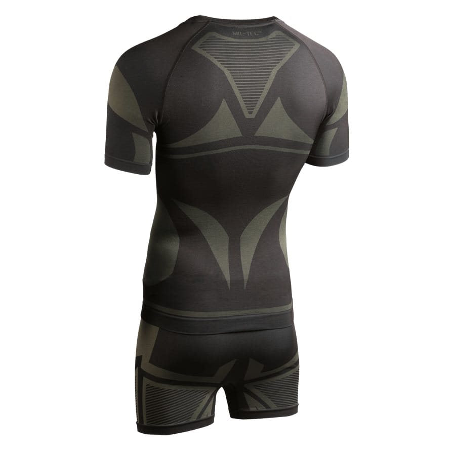 Conjunto funcional PERFORMANCE negro, camiseta y boxers