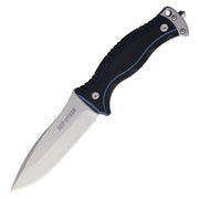 Cuchillo OFFICER con hoja de 10,2 cm y funda plástica negra