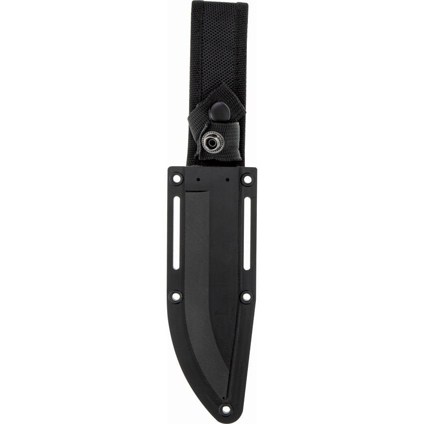 Cuchillo M&P Ultimate Survival 1122583 negro hoja fija 8Cr13MoV con sierra en el lomo