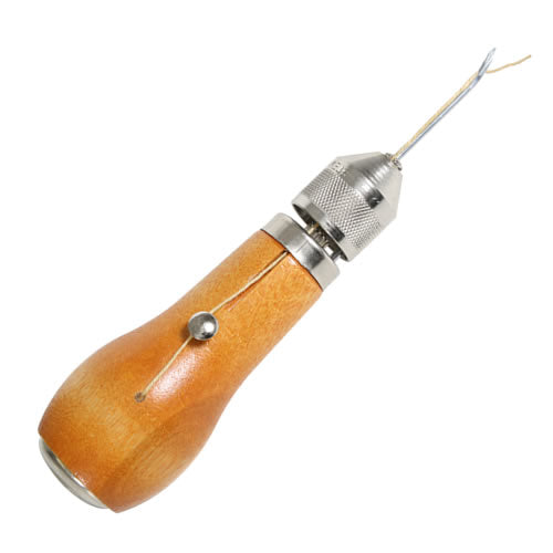 Punzón de coser con hilo para tejidos de gran gramaje, ideal para reparaciones de tiendas y mochilas
