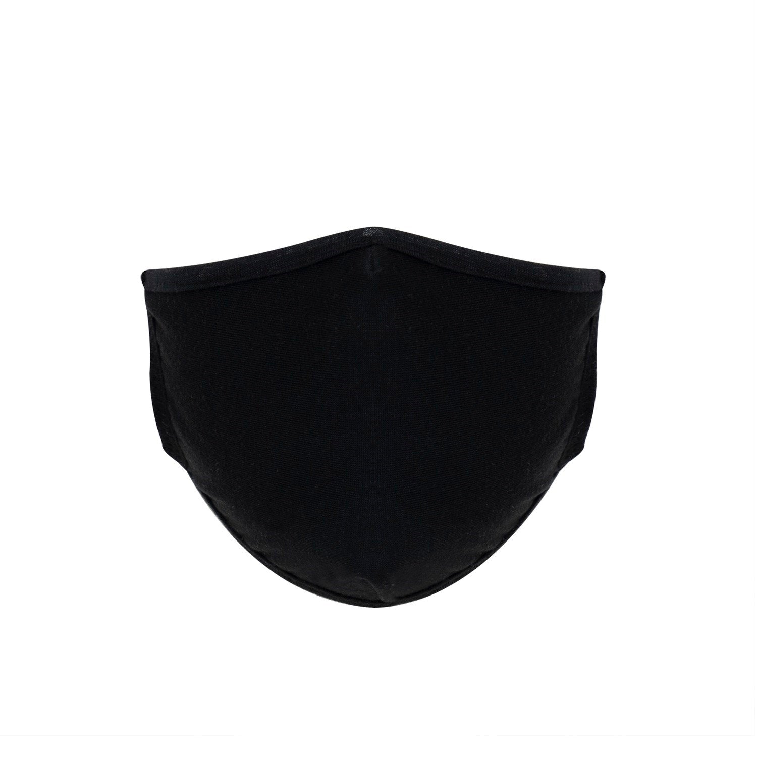 Mascarilla infantil negra 3 capas lavable, 100% poliéster, cobertura 15,2×10,8 cm