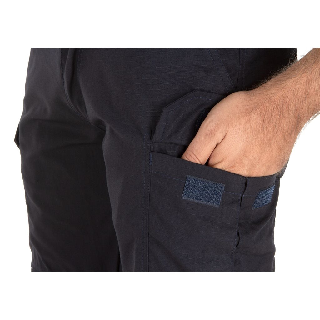 Pantalones tácticos GRIFFIN azul oscuro en tejido rip-stop (65% algodón, 35% poliéster)