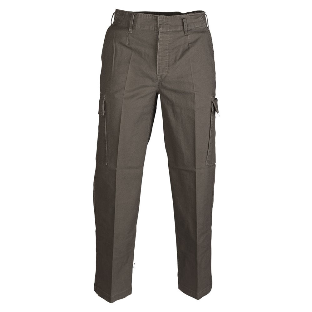 Pantalones BW tipo moleskin prelavados verdes