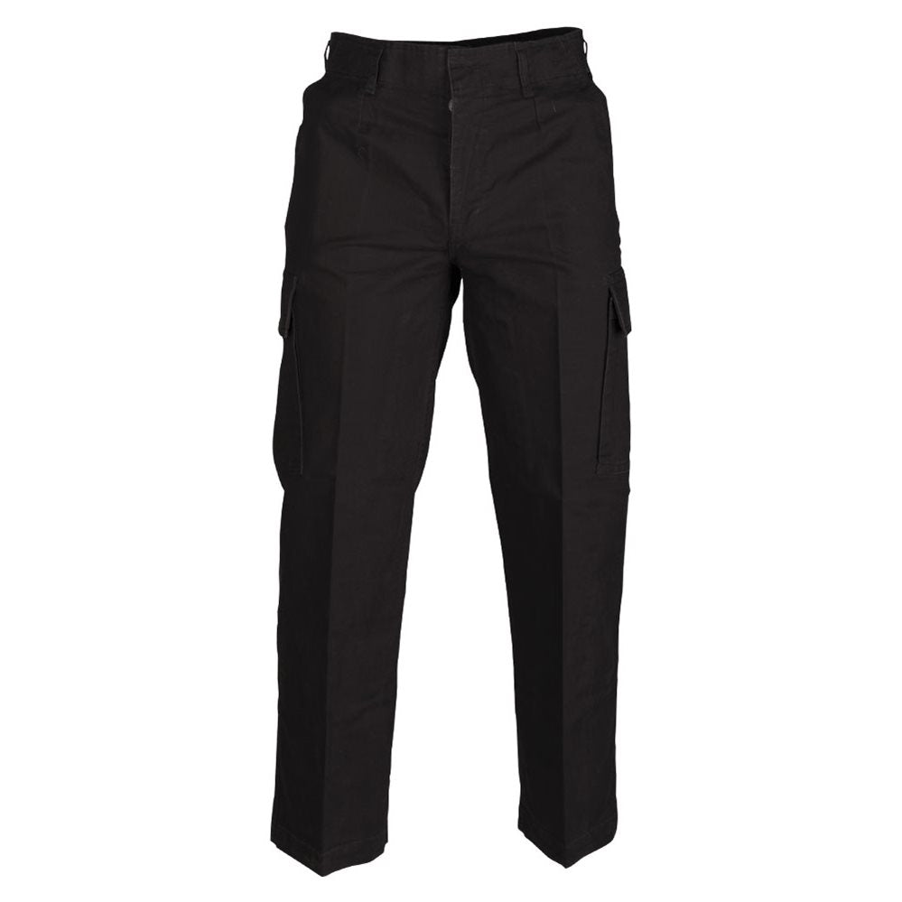 Pantalones BW tipo moleskin prelavados negros - vista general