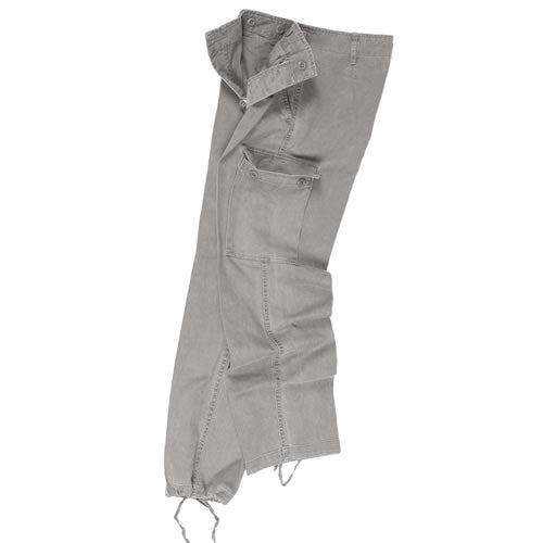 Pantalones BW tipo moleskin prelavados en gris