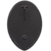 Funda de piel para placa US con clip metálico (sin cadena)