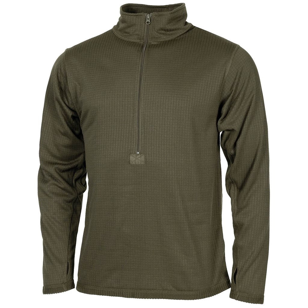 Camiseta térmica LEVEL 2 verde - polar Comfort Dry