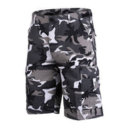 Pantalones cortos BDU rip-stop prelavados 100% algodon con 6 bolsillos y cintura ajustable
