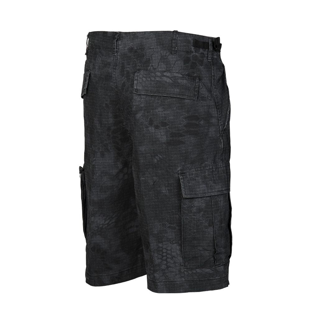 Shorts US BDU rip-stop prelavados 100% algodón con bolsillos cargo y ajuste lateral