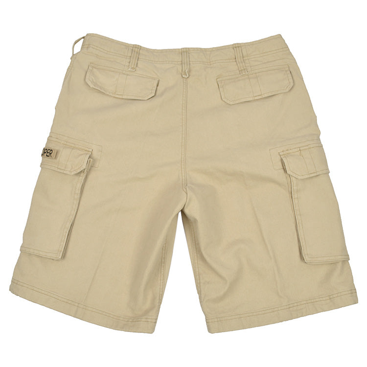 Bermudas PARATROOPER prelavadas KHAKI Mil-Tec con bolsillos cargo