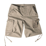 Bermudas PARATROOPER prelavadas KHAKI Mil-Tec con bolsillos cargo