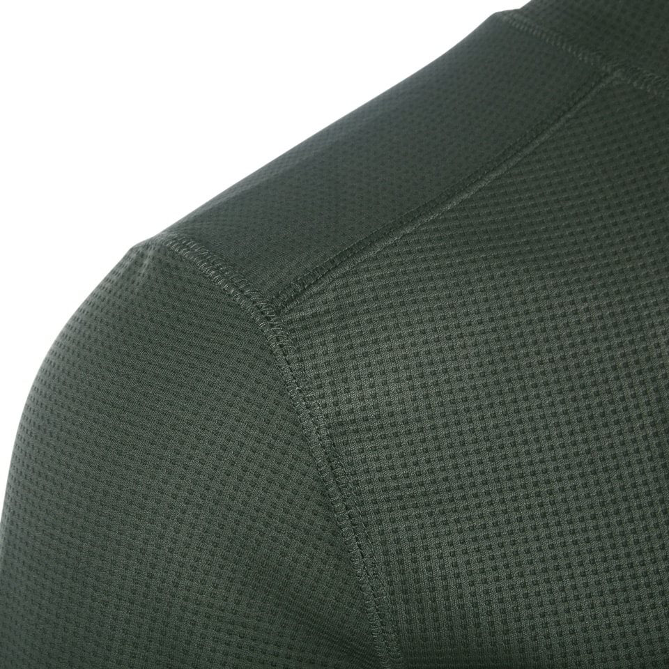 Conjunto térmico EXTREME verde: camiseta de manga larga y pantalón térmico, transpirable y de secado rápido