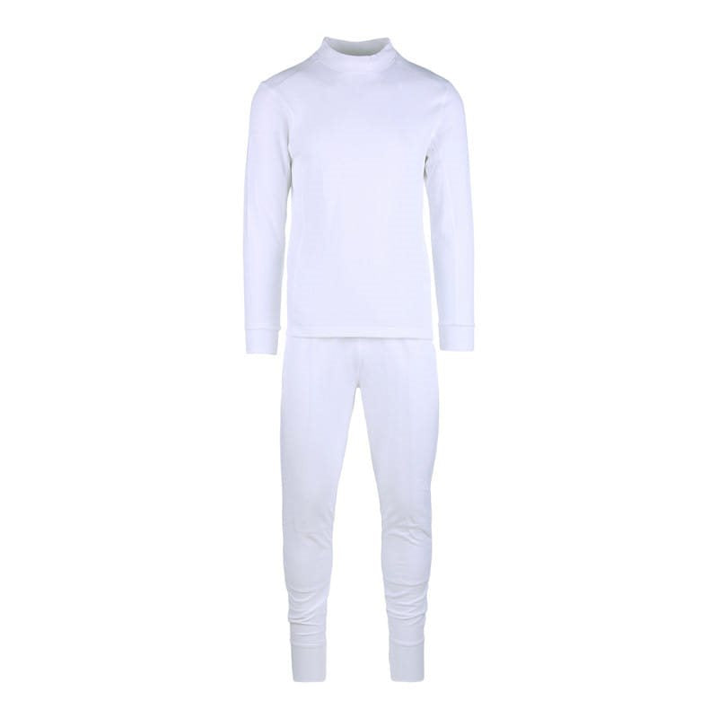 Conjunto térmico EXTREME blanco: camiseta de manga larga y pantalones térmicos
