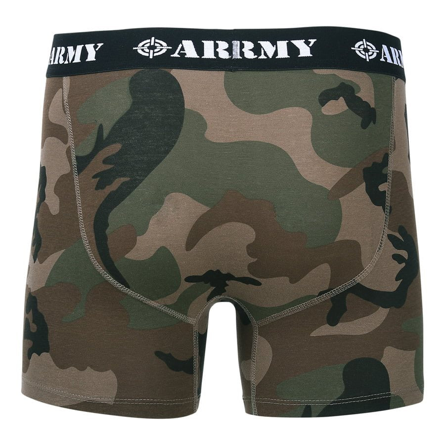 Boxers camuflaje ARMY con cintura elástica y estampado ARMY