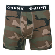 Boxers camuflaje ARMY con cintura elástica y estampado ARMY