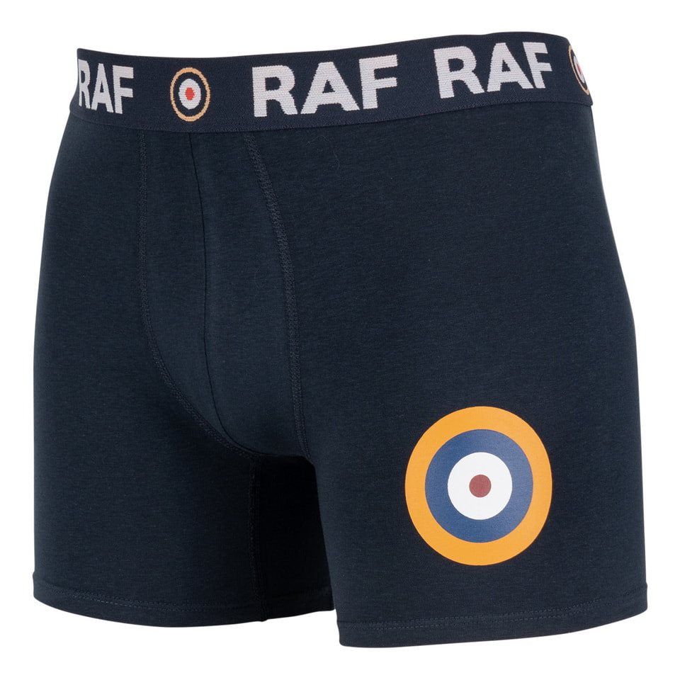 Boxers azules con cinturilla elástica y estampado RAF (Royal Air Force)