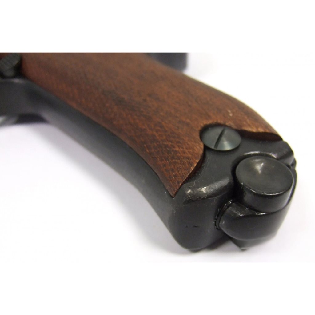 Réplica de pistola Parabellum Luger P08 con empuñadura de madera
