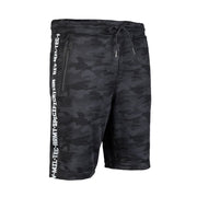 Shorts TRAINING MIL-TEC de poliéster con cintura elástica y bolsillos con cremallera impermeable