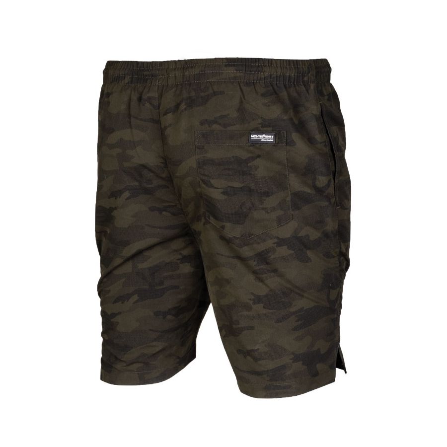 Short de baño WOODAND en poliéster, ligero y de secado rápido, cintura elástica con cordón