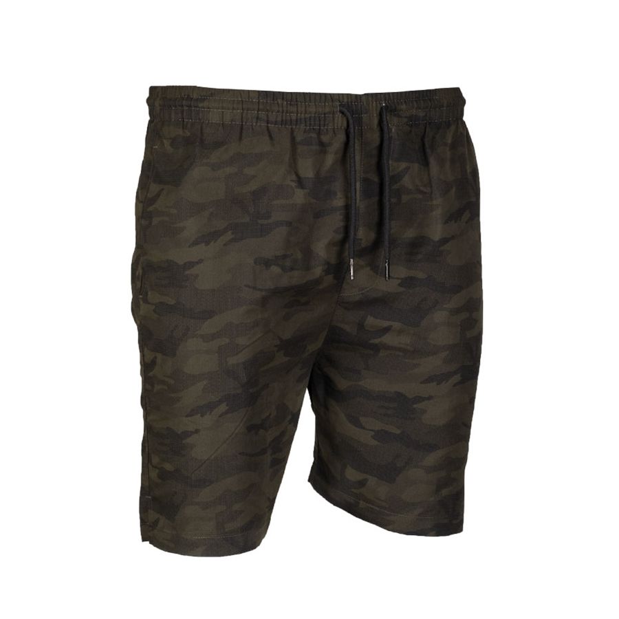 Short de baño WOODAND en poliéster, ligero y de secado rápido, cintura elástica con cordón
