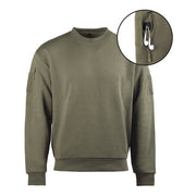 Sudadera táctica ROUND NECK, tejido suave 60% algodon 40% poliester