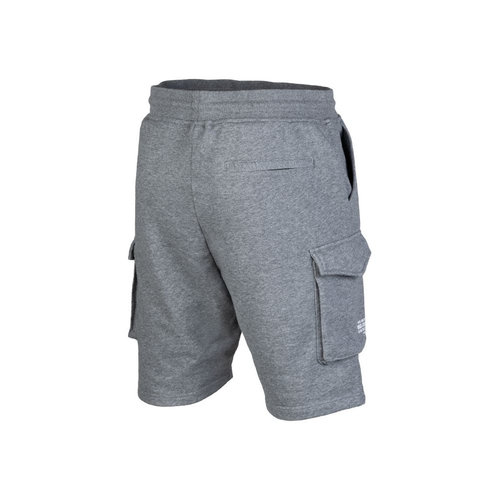 Pantalones cortos US MIL-TEC gris en teplakovina con múltiples bolsillos y cintura elástica