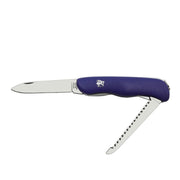 Navaja plegable 2/AK acero inox 420 con mango plástico azul y funda PVC