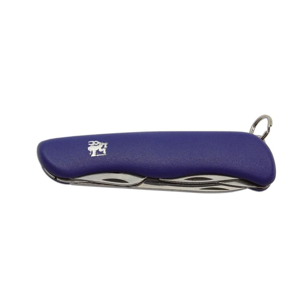 Navaja plegable 2/AK acero inox 420 con mango plástico azul y funda PVC