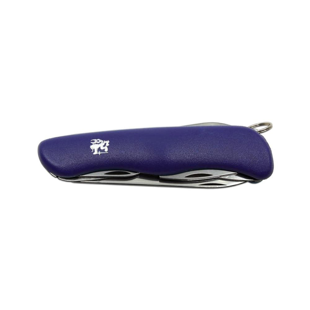 Navaja plegable 5/AK acero inoxidable con mango plastico azul y funda PVC