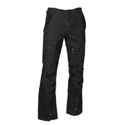 Pantalones PILOT de algodón prelavados negros, corte recto