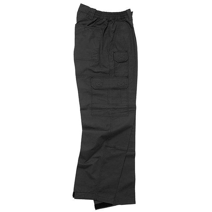 Pantalones SECURITY negros de 7 bolsillos, rodillas reforzadas, tejido ripstop