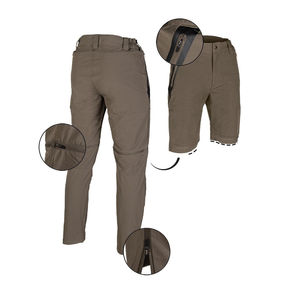 Pantalones PERFORMANCE zip-off slim cómodos, elásticos y transpirables - 11509012