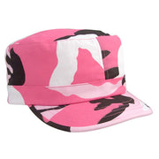 Gorra mujer ajustable PINK CAMO camuflaje rosa, 55% algodón 45% poliéster