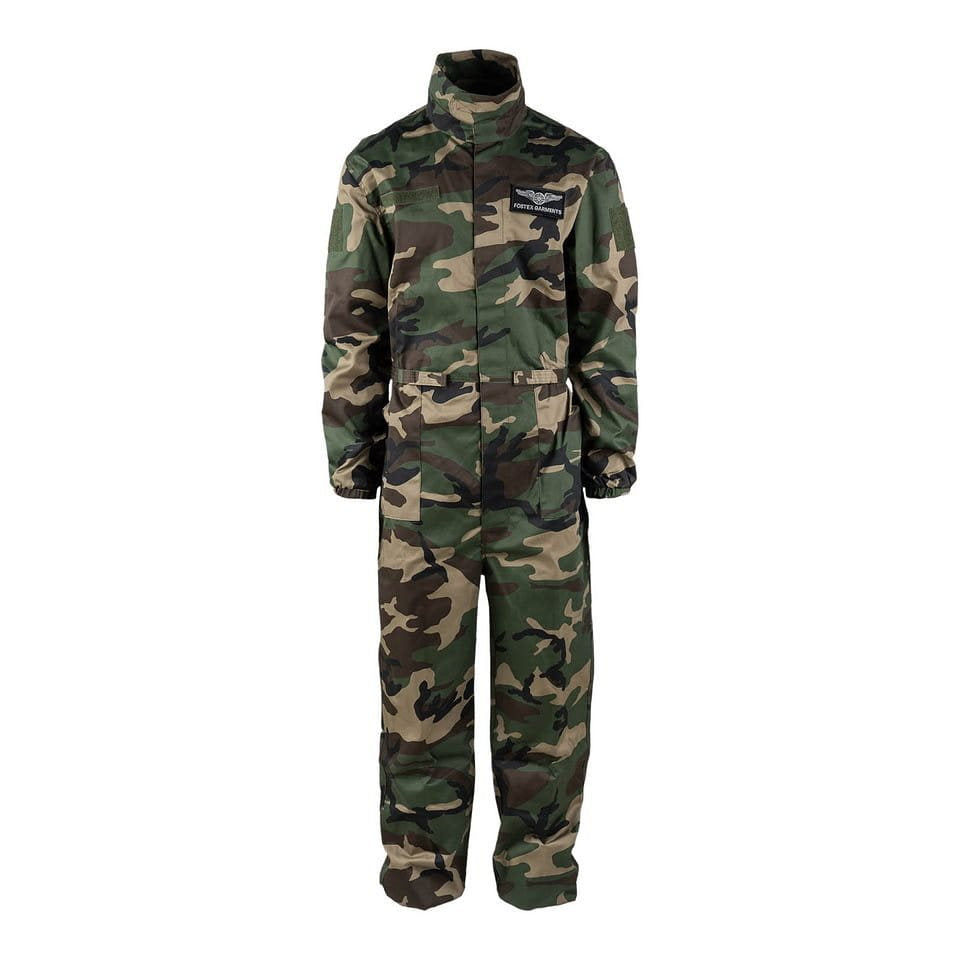 Mono Paintball Woodland - protección para paintball y airsoft