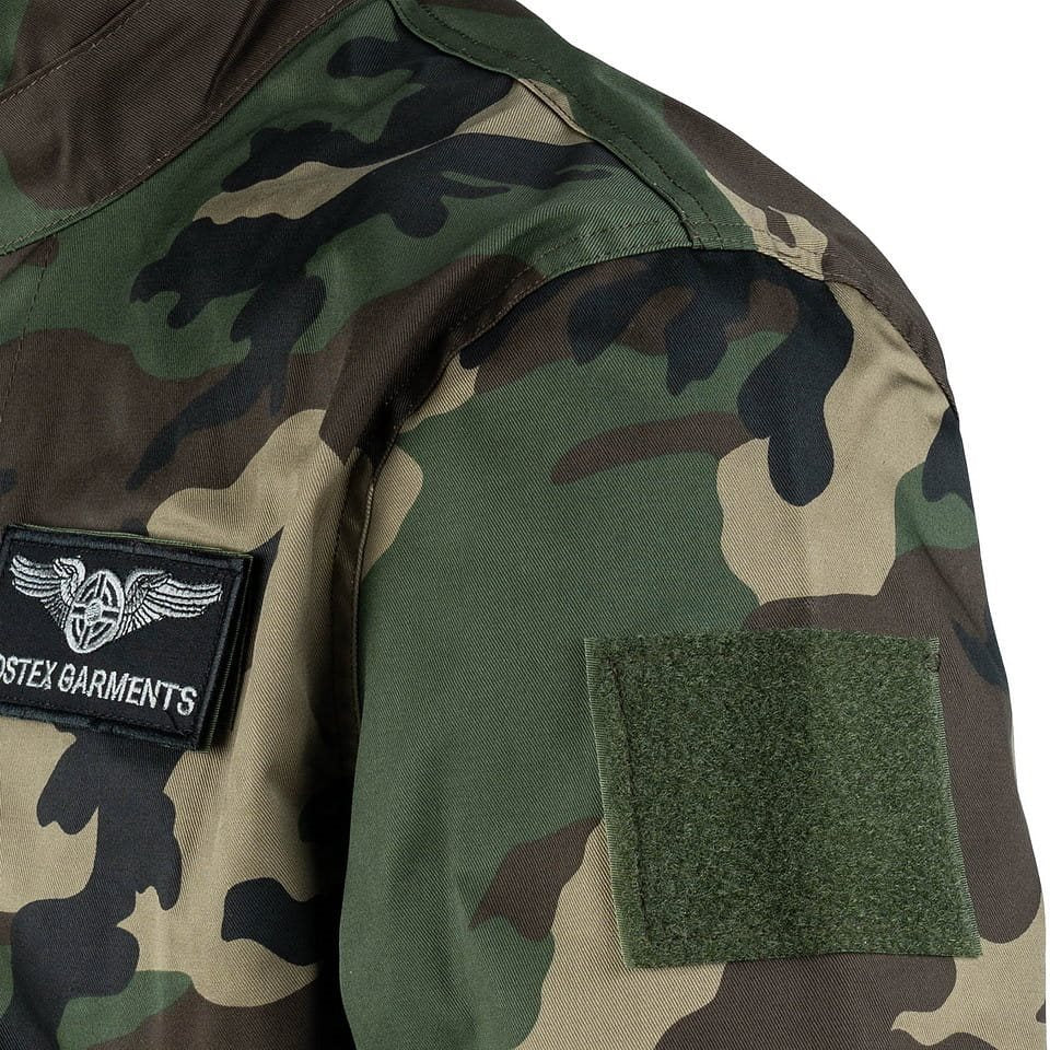 Mono Paintball Woodland - protección para paintball y airsoft
