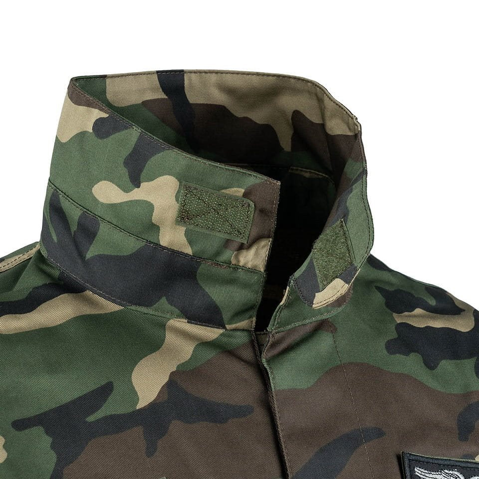 Mono Paintball Woodland - protección para paintball y airsoft
