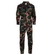 Mono infantil camuflaje Woodland con parches y rodillas reforzadas