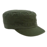 Gorra mujer vintage verde ajustable rip-stop 100% algodón