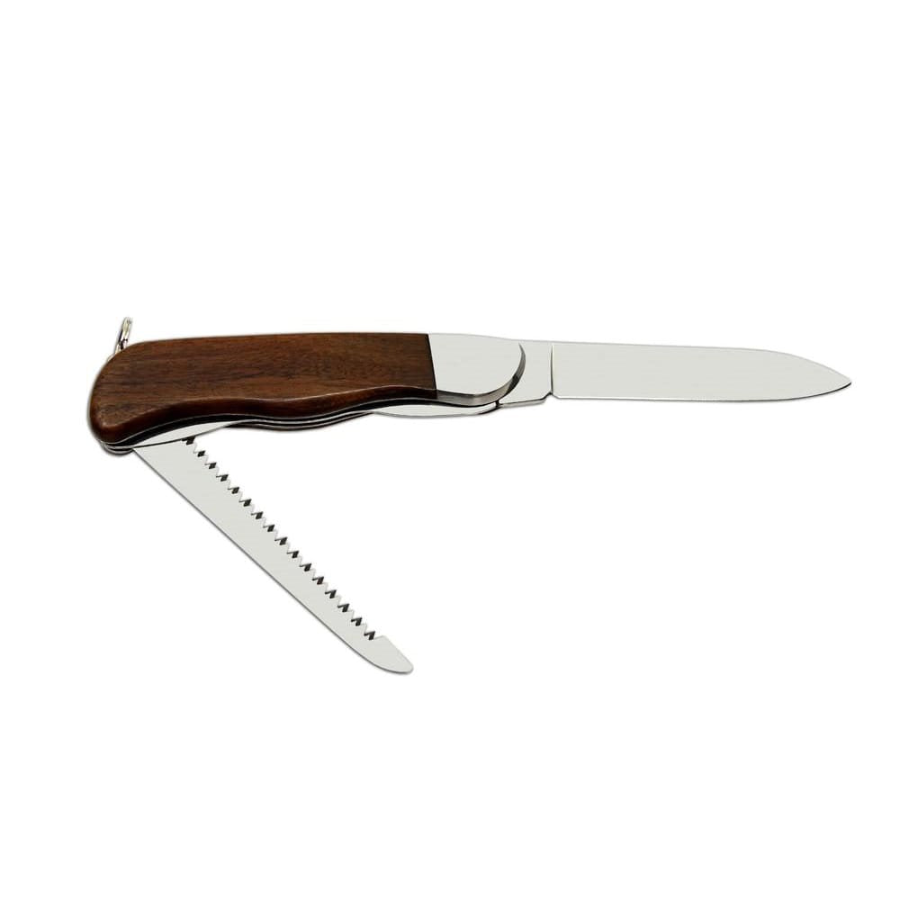Navaja HIKER 2AK/KP con hoja de acero 420 y mango de madera