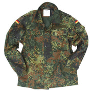 Blusa BW nueva camuflaje flecktarn con bolsillos y cremallera