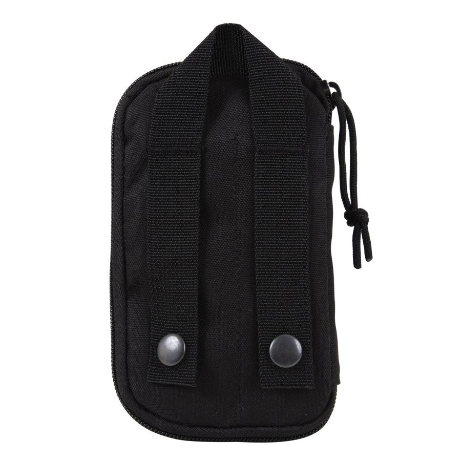 Cartera MOLLE negra con bolsillo para teléfono 10 x 18 cm