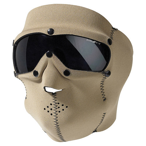 Máscara facial BASIC neopreno con gafas integradas COYOTE