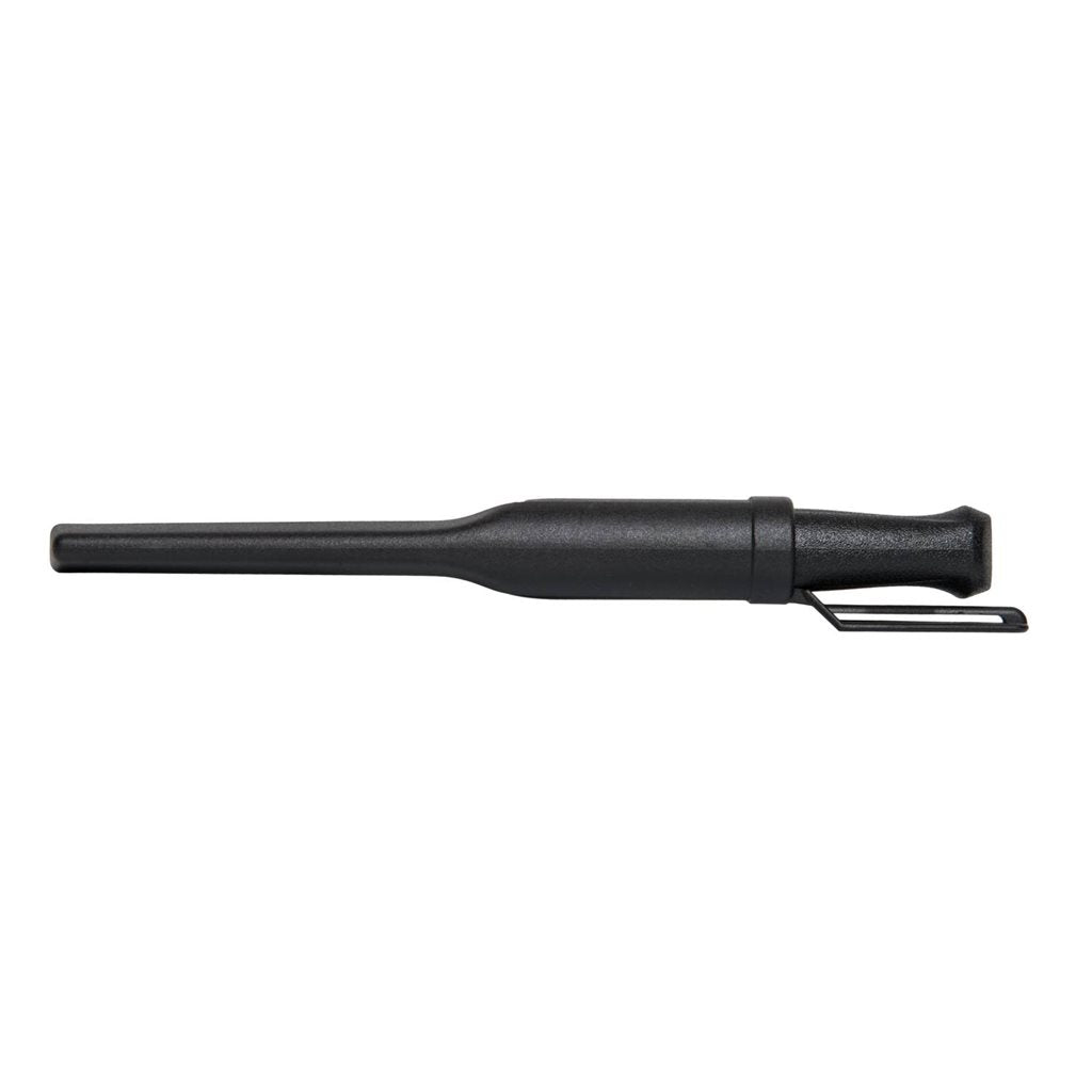 Cuchillo MORA 510 C negro con hoja de acero al carbono y funda con clip
