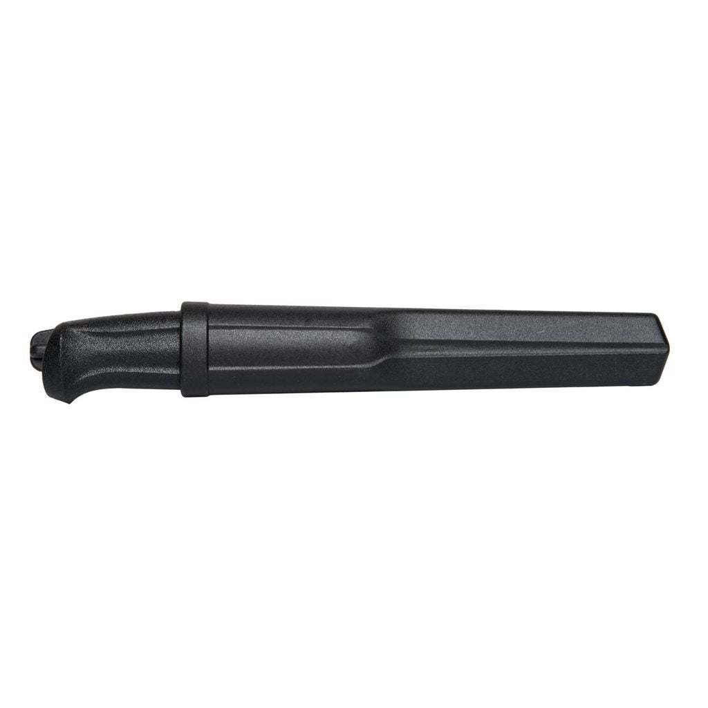 Cuchillo MORA 510 C negro con hoja de acero al carbono y funda con clip