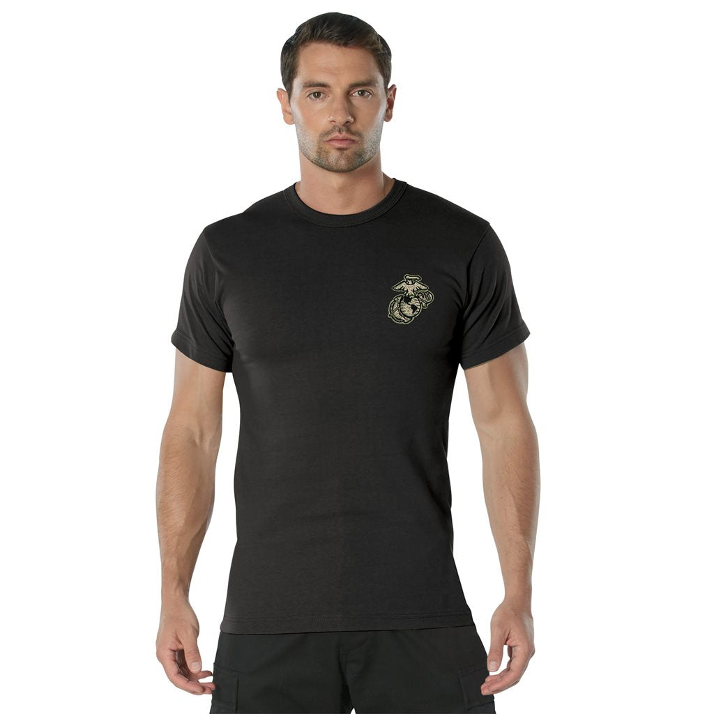 Camiseta USMC DOGS OF WAR negra