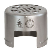 Hornillo NATURE de acero 304, compacto para camping y aire libre, 94 g, 9,5 x 8,3 cm
