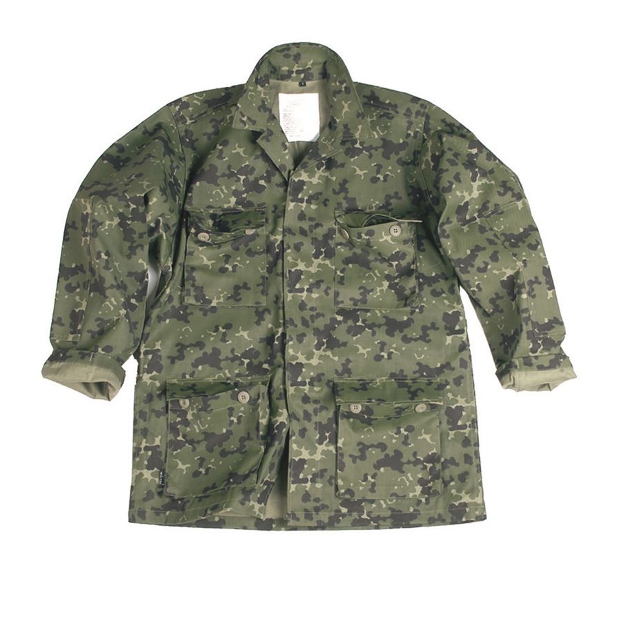 Chaqueta BDU US Danish Tarn con 4 bolsillos frontales, cierre a botones y coderas reforzadas