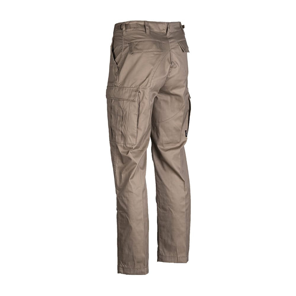 Pantalones BDU POLY KHAKI en camuflaje DPM, refuerzo en rodillas y bolsillos laterales